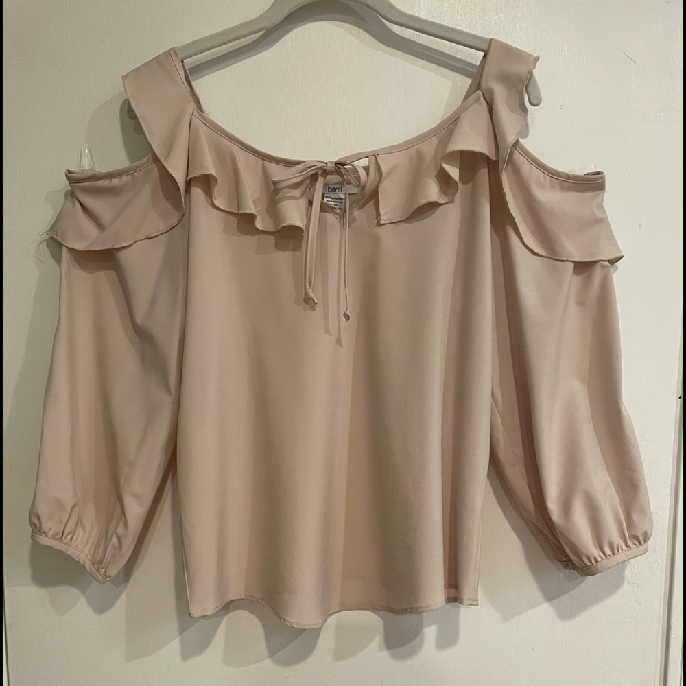 barIII cut out shoulder blouse